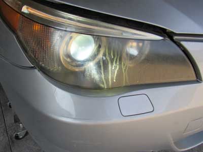 BMW Bi Xenon Adaptive Headlight Lens Bad, Right 63127166120 2004-2005 525i 530i 545i8
